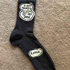 Novelty socks for those who don’t mind swear words